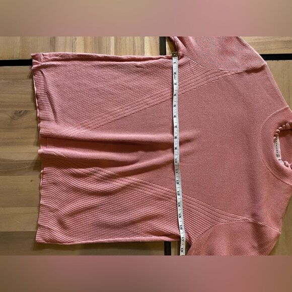 Blush pink long sleeve sweater - Picture 4 of 5
